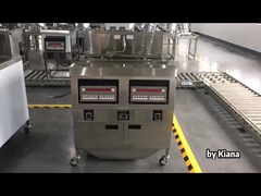 Freidora industrial eléctrica OFE-322 con sistema de filtrado de aceite