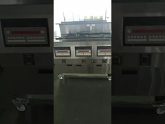 Freidora industrial eléctrica de cesta abierta OFE-323 con sistema de filtrado de aceite