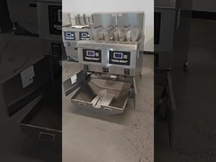 OFG-322L chips de gas comercial con función de memoria estilo abierto panel LCD profundo freidora de aceite con aceite