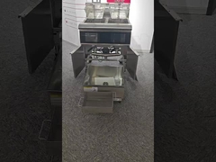 OFE-H226L freidora eléctrica de chips abierta con sistema de filtro de aceite con función de elevación automática