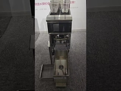 OFE-213L chips freidora eléctrica abierta dos ollas dos cestas con sistema de filtro de aceite