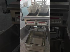 OFE-H226 ascensor eléctrico automático dos macetas dos cestas grandes fritar abierto