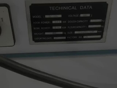 ZZ-120/80/60/40/240 eléctrico 380V/220V de dos velocidades mezclador de masa en espiral asociado