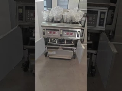 OFE-413 Panel de computadora digital profesional 4 tanques 4 cestas 28KW 304SUS Chips eléctricos freidora abierta