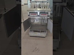 OFG-220 dos ollas cuatro cestas con filtración de gas de aceite fritar las papas abiertas