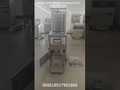 6HD eléctrico 12KW 380V 28L 6 bandeja de freír gran productividad redonda freidora de pollo a presión