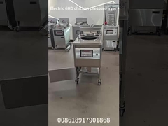 6HD eléctrico 12KW 380V 28L 6 bandeja de freír gran productividad redonda freidora de pollo a presión
