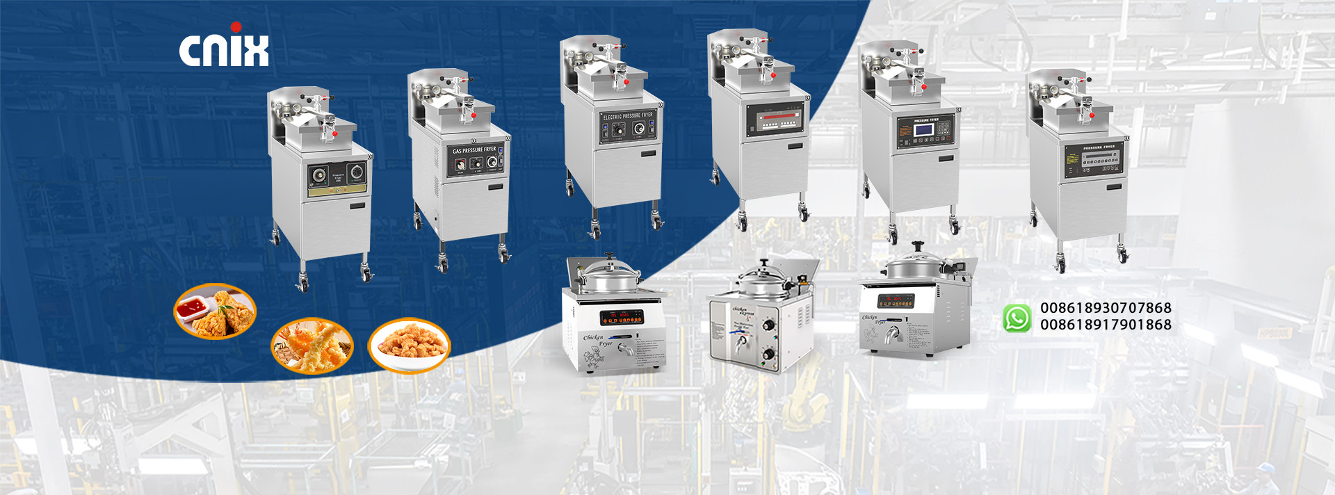 calidad Fritaras eléctricas a presión fábrica