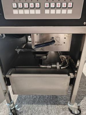 Panel eléctrico digital con sistema de filtro de aceite automático Fritar a presión de pollo