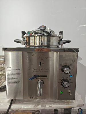 Panel mecánico 16L 3KW 220V/110V Fritar de presión superior de mesa de pollo expreso