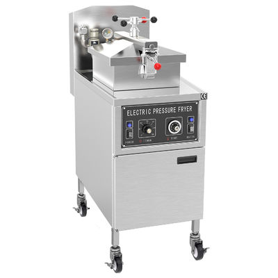 Panel mecánico eléctrico 25L sin filtración de aceite Fritería a presión de pollo