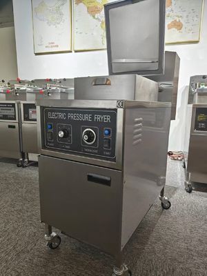 Panel mecánico eléctrico 25L sin filtración de aceite Fritería a presión de pollo