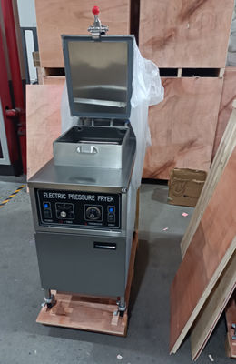 Panel mecánico eléctrico 25L sin filtración de aceite Fritería a presión de pollo