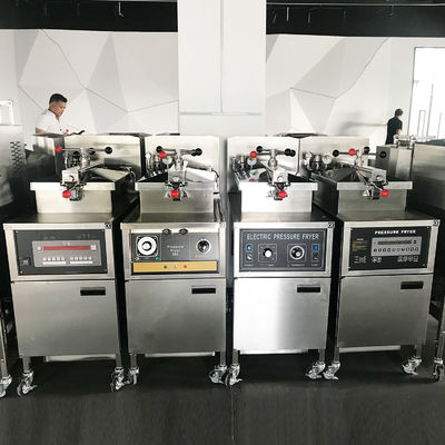 Fritar de pollo eléctrico de panel mecánico 4HD con filtración automática