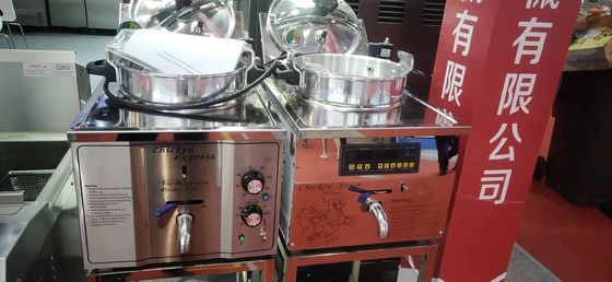 Panel digital 16L 3KW 220V/110V Fritaría de presión superior de pollo expreso