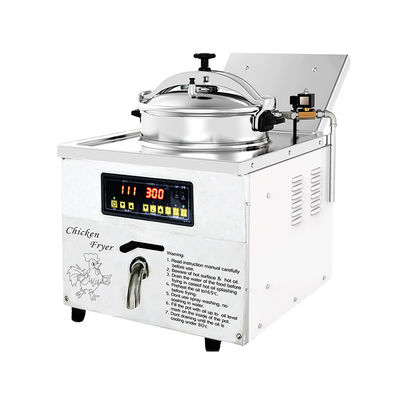 Panel digital 16L 3KW 220V/110V Fritaría de presión superior de pollo expreso