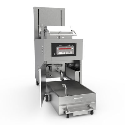 PFE-5910 8HD eléctrico 17KW 380V 55L 5 bandeja de freír Gran productividad Broaster Fritería a presión de pollo