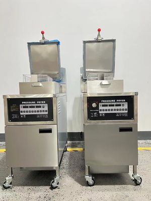 Panel eléctrico digital 380V/220V Fritar a presión de pollo sin sistema de filtro de aceite