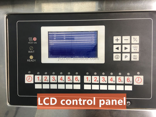 Elevador y freidora eléctrica de chips abiertos automática comercial