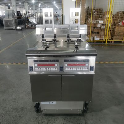 Cnix Máquina de freír eléctrica abierta de alto rendimiento estilo KFC