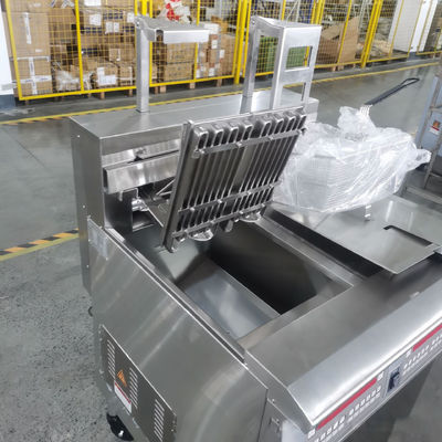 Cnix Máquina de freír eléctrica abierta de alto rendimiento estilo KFC