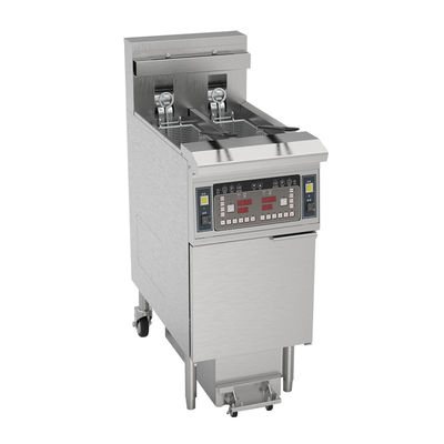 Dos ollas dos cestas 13L*2 de pequeña capacidad ahorrar aceite freidora eléctrica abierta con filtración de aceite