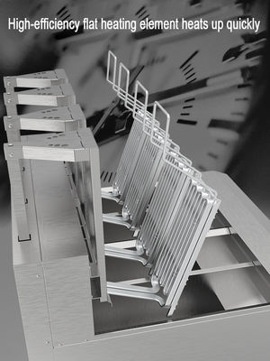 Elevador automático 4 macetas 4 cestas Panel de computadora digital Fritar eléctrico abierto Equipo de freír comercial