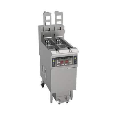 Elevador automático Dos macetas Dos cestas 13L * 2 Capacidad con filtración de aceite Chips eléctricos Aceite Fritar abierto