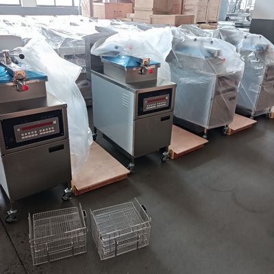 Digital USA estilo panel rojo calefacción de gas 25L Fritar a presión de pollo
