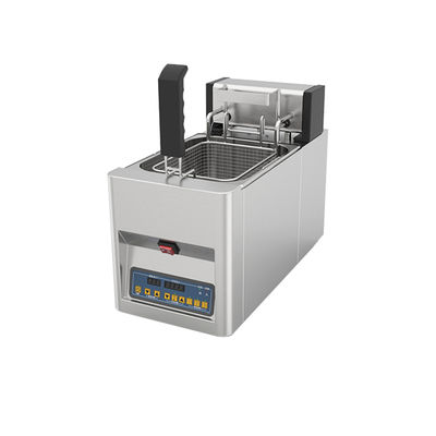 8L de estilo de mesa de arriba auto elevador 3KW eléctrico digital abierto freidora profunda