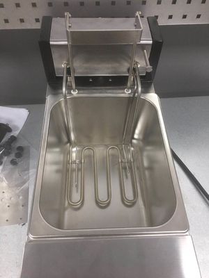 8L de estilo de mesa de arriba auto elevador 3KW eléctrico digital abierto freidora profunda