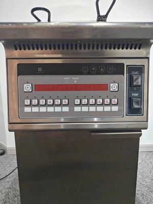 Una olla dos cestas 26L 14KW 380V con filtración de aceite Fritar eléctrico abierto profundo