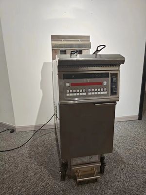 Una olla dos cestas 26L 14KW 380V con filtración de aceite Fritar eléctrico abierto profundo