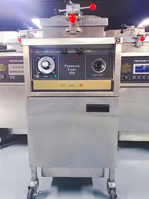 Panel mecánico 304 SUS Fritar de pollo a presión con filtración de aceite