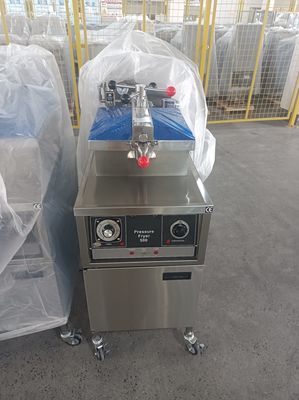 Panel mecánico 304 SUS Fritar de pollo a presión con filtración de aceite