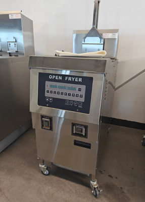Calentamiento rápido 304SUS 13.5kw Automático elevador tecnología avanzada eléctrica chips comerciales freidora abierta