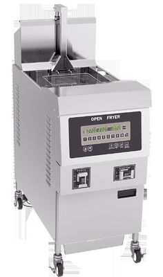 Calentamiento rápido 304SUS 13.5kw Automático elevador tecnología avanzada eléctrica chips comerciales freidora abierta