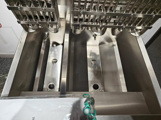 eléctrico dos ollas 3 cestas 21.5L+11.6L con el sistema de filtro de aceite las fichas abiertas freidora