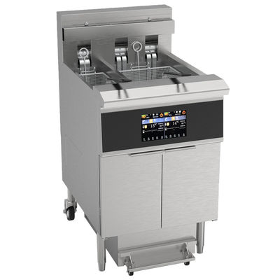 Panel táctil inteligente 21.4KW 380V con certificación CE con filtración de aceite Fritar eléctrico abierto