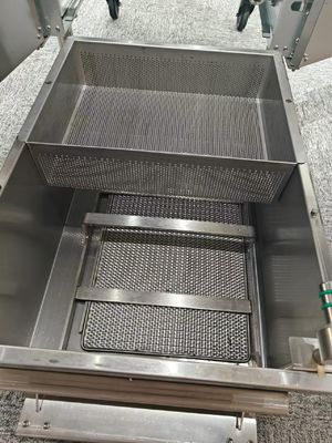 21.4KW Doble tanque 11.6L + 21.5L Panel de computadora digital chips eléctricos Máquina de freír abierta