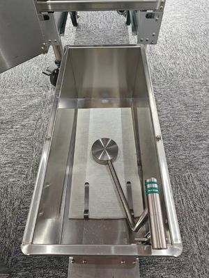 14.3kw 380V pantalla táctil panel inteligente con sistema de filtro de aceite freidora eléctrica abierta