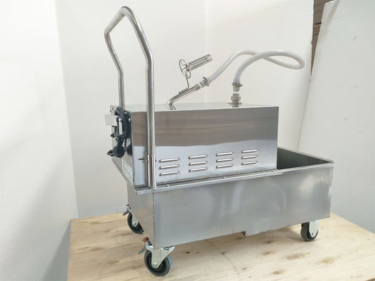 Máquina de filtro de aceite de 370W de 50L de capacidad resistente a altas temperaturas