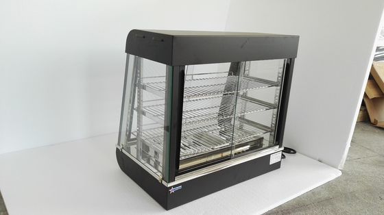 Cabinet de contención de la puerta de vidrio eléctrico del calentador de alimentos