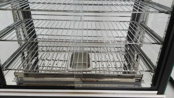Porte de vidrio eléctrico pequeño Commercial de alimentos armario de contención de calefacción