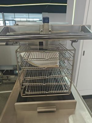 Panel táctil eléctrico inteligente de 8HD 55L 5 bandeja de freír Gran productividad 17KW Freidora abierta