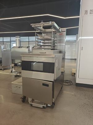 8HD eléctrico automático comercial de pollo a presión freidora profunda / 25L kfc gas freidora de pollo frito
