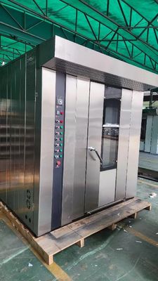 Gas diesel eléctrico de ahorro de energía 32 bandejas Panadería Horno rotativo