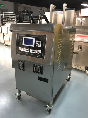 Commercial Chips abre freidora con teclado de acceso directo panel LCD