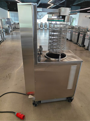 6HD eléctrico 12KW 380V 28L 6 bandeja de freír gran productividad redonda freidora de pollo a presión