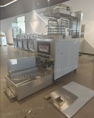 8HD Gas 220V 55L 5 bandeja de freír de alta productividad freidora de pollo a presión